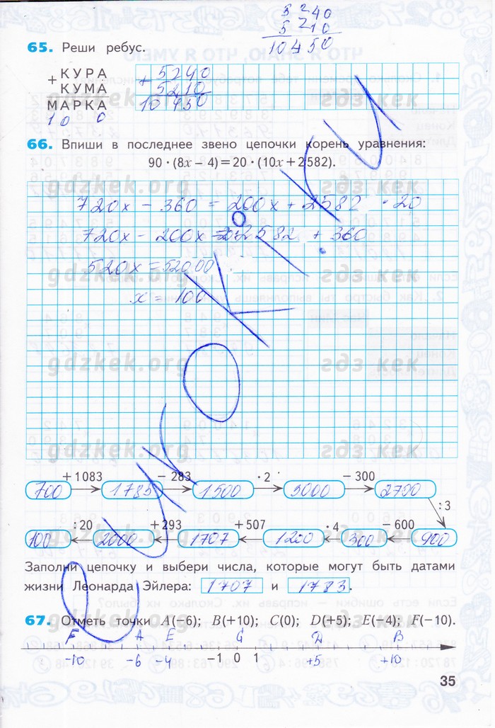 Решебник матем 4 кл: ГДЗ Решебник Математика 4 класс Учебник Школа ...