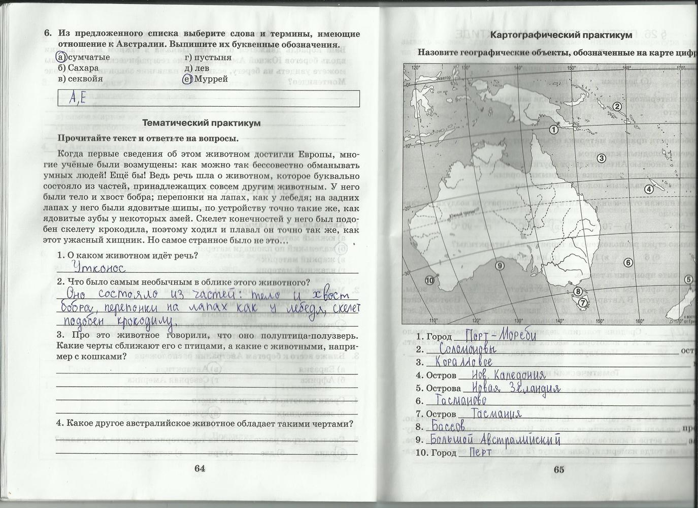 Проекты для 7 класса по географии