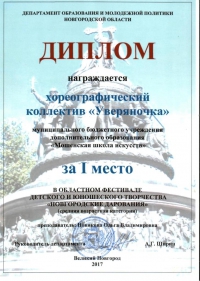 Гала-концерт Областного фестиваля детского и юношеского творчества «Новгородские дарования»